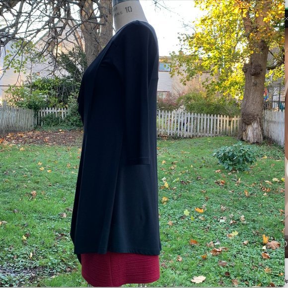 Simpli Black Asymmetrical Dress - Picture 4 of 12